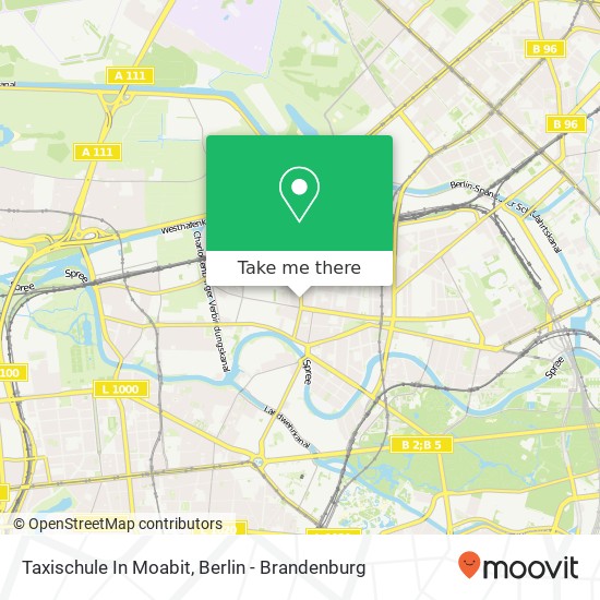 Taxischule In Moabit map