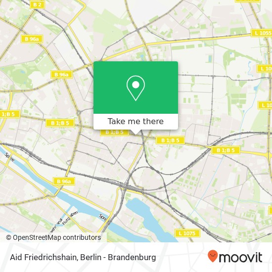 Карта Aid Friedrichshain