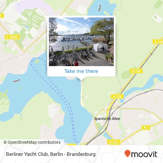Berliner Yacht Club map