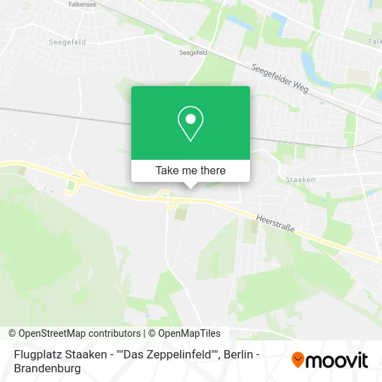 Карта Flugplatz Staaken - ""Das Zeppelinfeld""