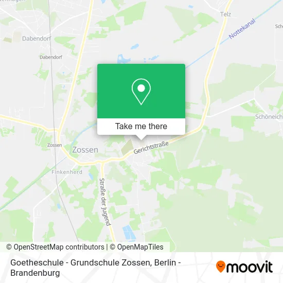 Goetheschule - Grundschule Zossen map