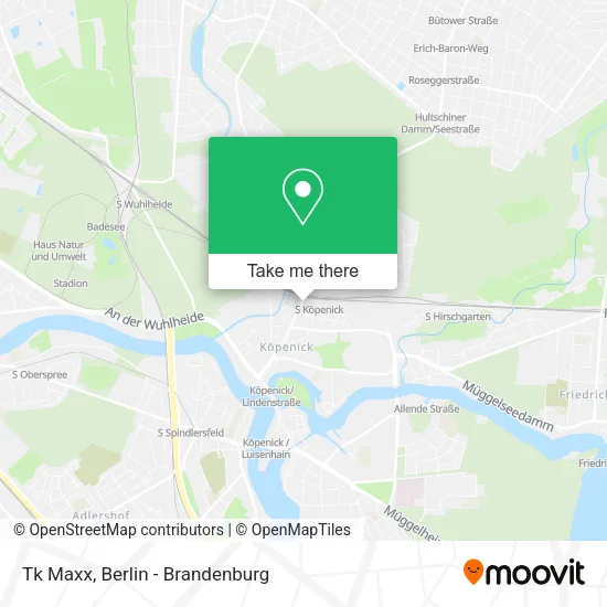 Tk Maxx map