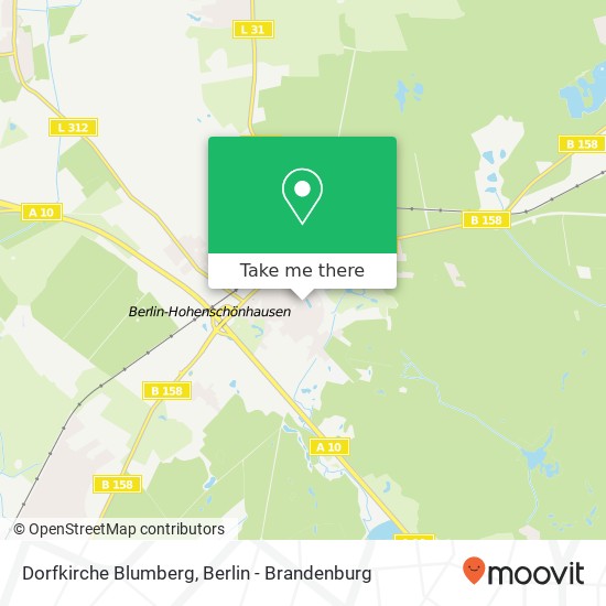 Dorfkirche Blumberg map