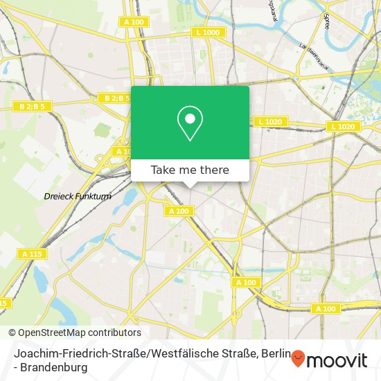 Joachim-Friedrich-Straße / Westfälische Straße map