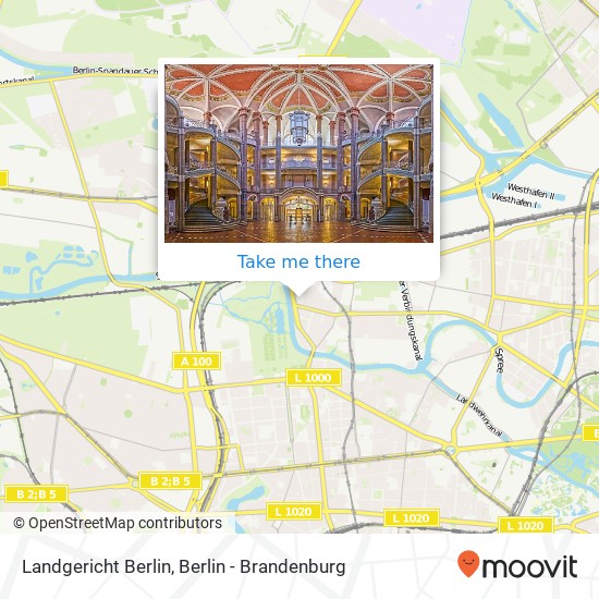 Карта Landgericht Berlin