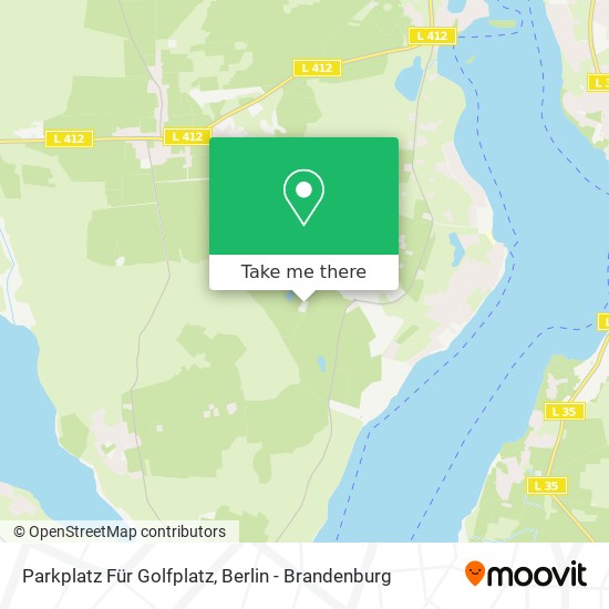 Карта Parkplatz Für Golfplatz