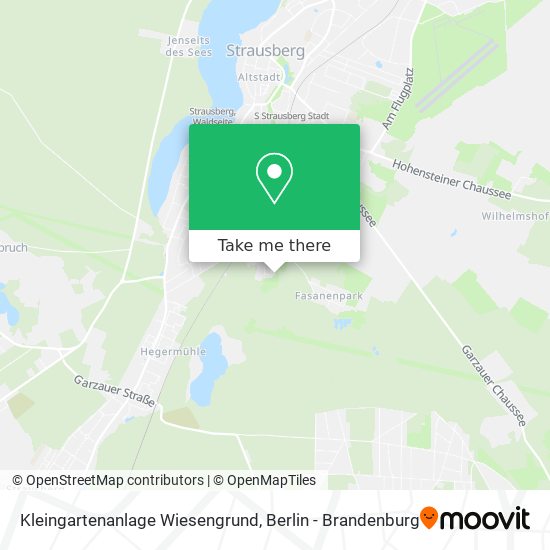 Kleingartenanlage Wiesengrund map