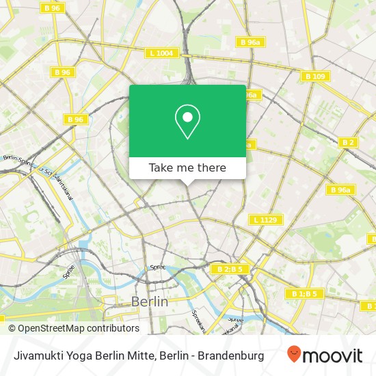 Jivamukti Yoga Berlin Mitte map