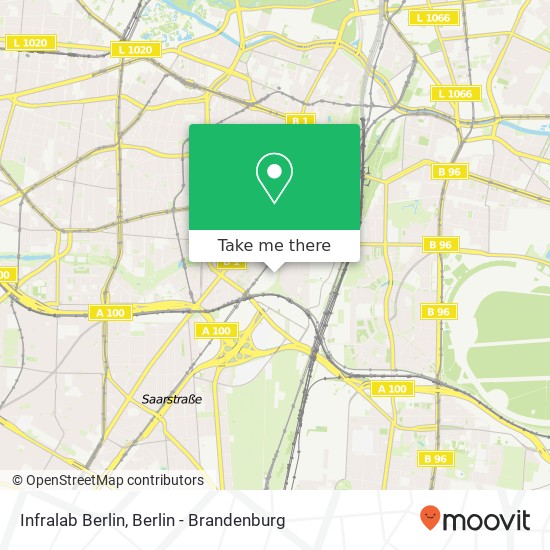 Infralab Berlin map