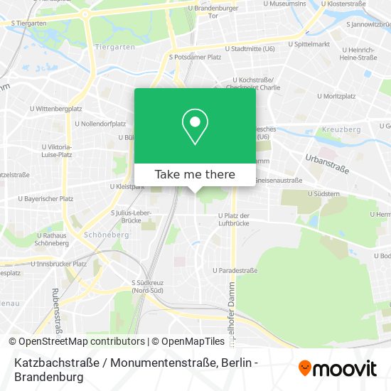 Katzbachstraße / Monumentenstraße map