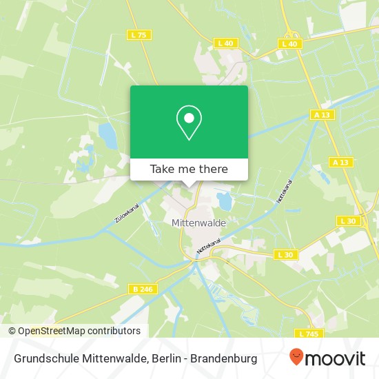 Grundschule Mittenwalde map