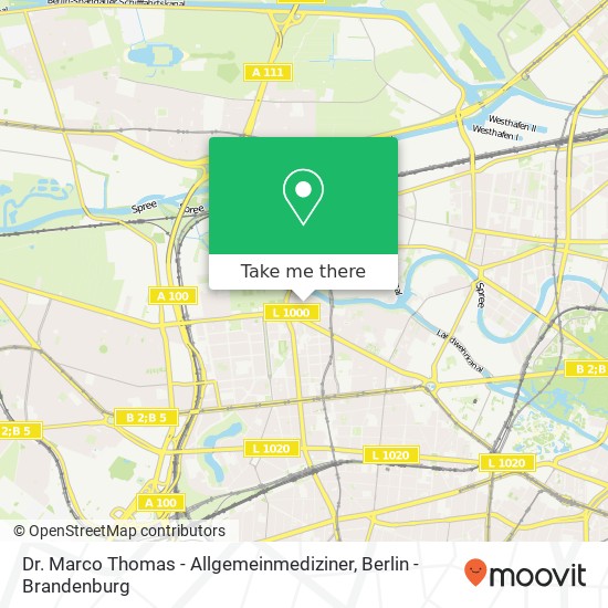 Dr. Marco Thomas - Allgemeinmediziner map