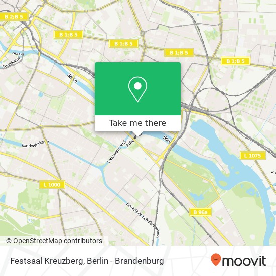 Festsaal Kreuzberg map