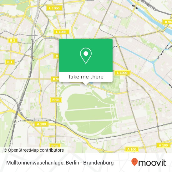 Карта Mülltonnenwaschanlage