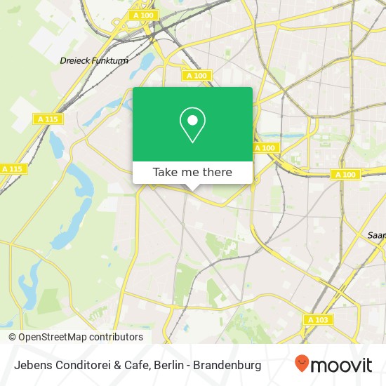 Карта Jebens Conditorei & Cafe