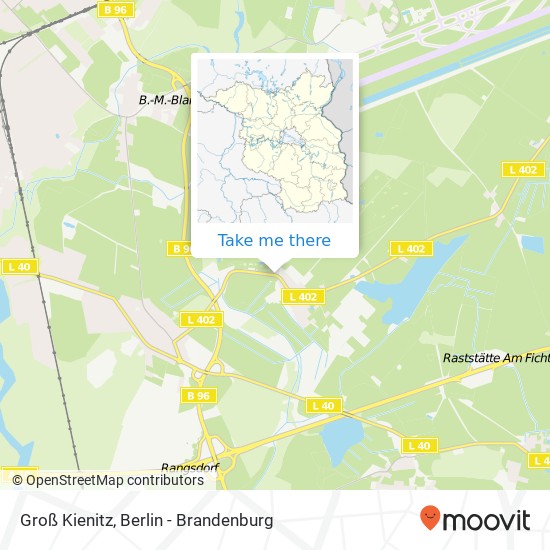 Groß Kienitz map