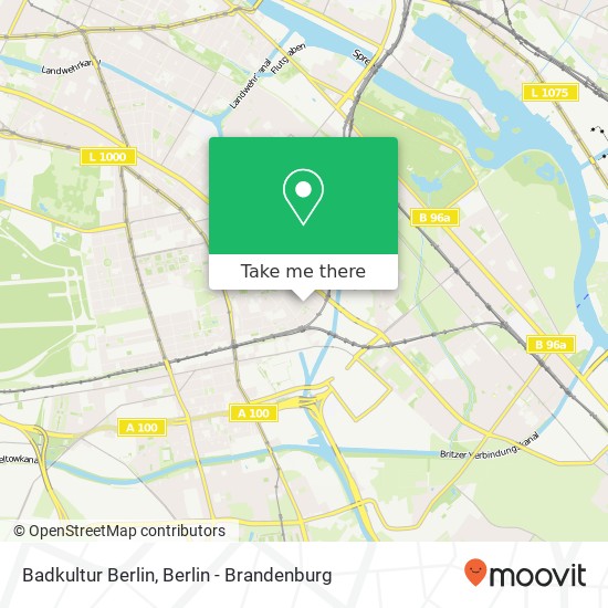 Badkultur Berlin map