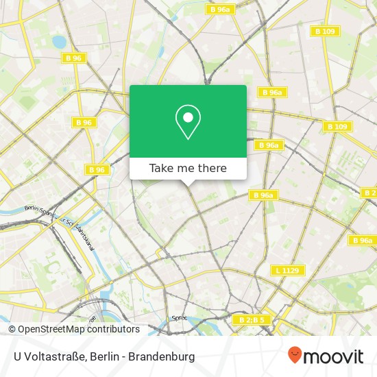 U Voltastraße map