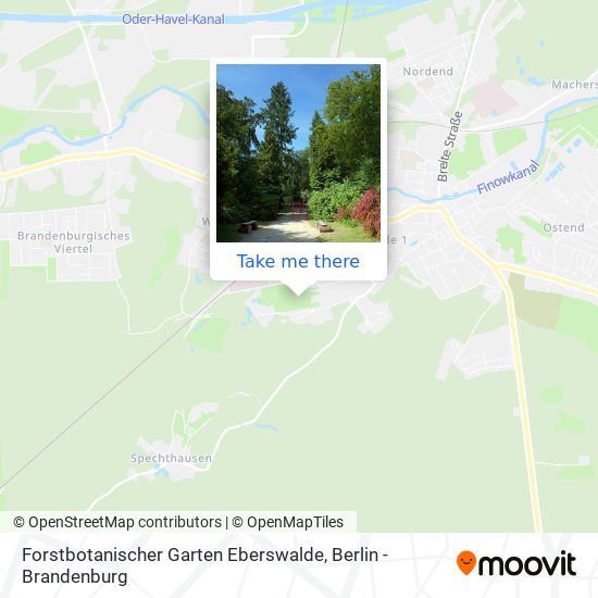 Forstbotanischer Garten Eberswalde map