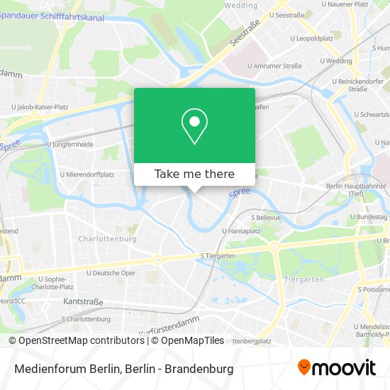 Medienforum Berlin map