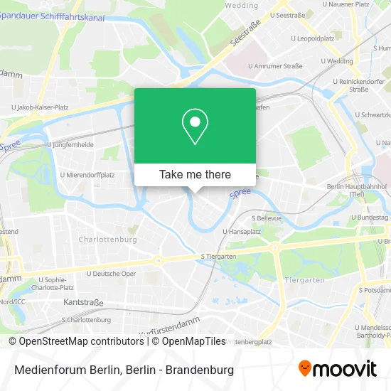 Карта Medienforum Berlin