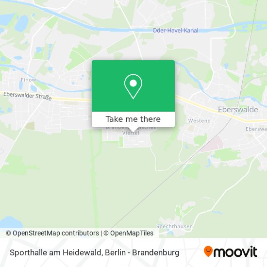 Sporthalle am Heidewald map