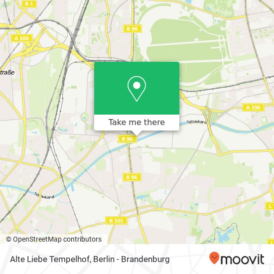 Карта Alte Liebe Tempelhof