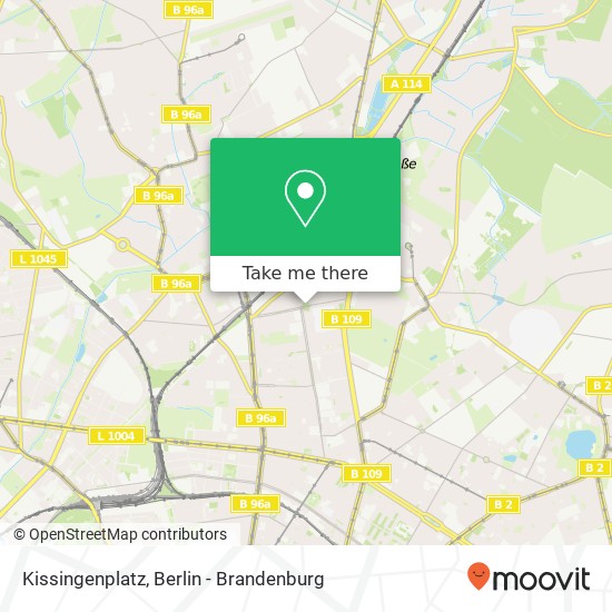 Kissingenplatz map