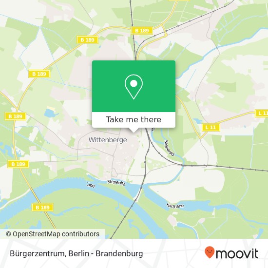 Bürgerzentrum map