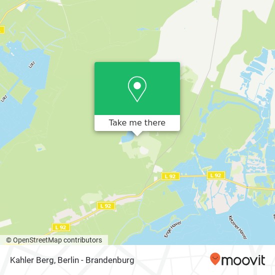 Карта Kahler Berg