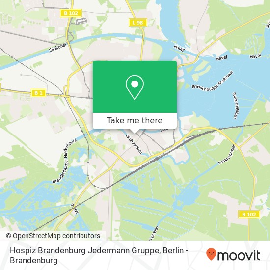Hospiz Brandenburg Jedermann Gruppe map