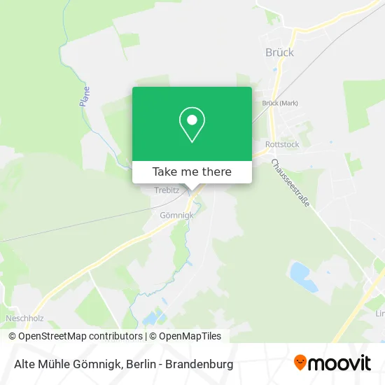 Карта Alte Mühle Gömnigk