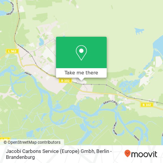 Jacobi Carbons Service (Europe) Gmbh map