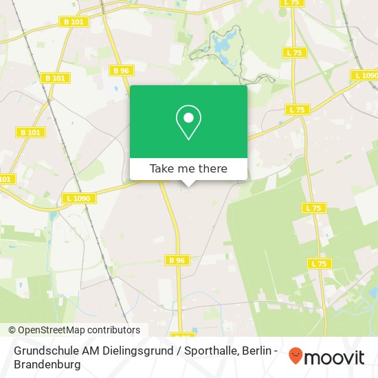 Grundschule AM Dielingsgrund / Sporthalle map