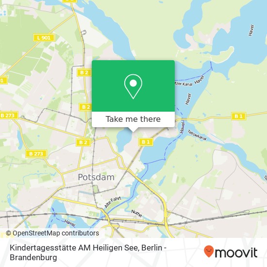 Карта Kindertagesstätte AM Heiligen See