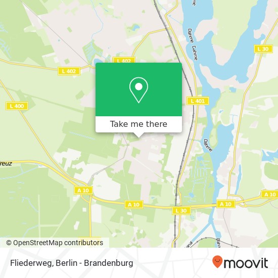 Fliederweg map