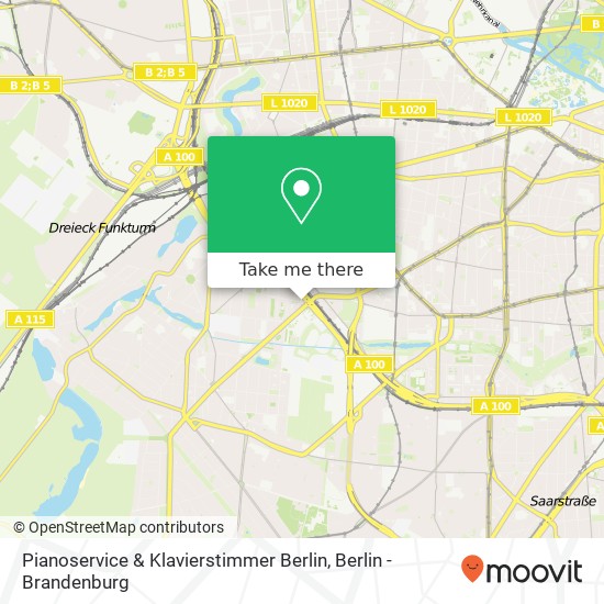 Pianoservice & Klavierstimmer Berlin map