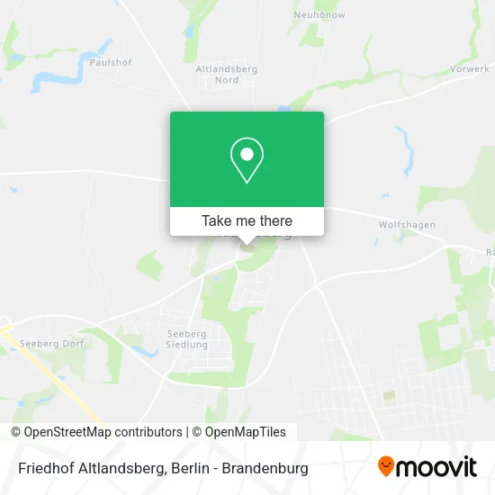 Карта Friedhof Altlandsberg
