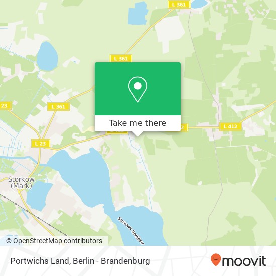 Portwichs Land map