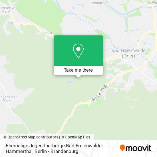 Ehemalige Jugendherberge Bad Freienwalde-Hammerthal map