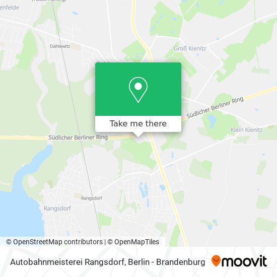 Autobahnmeisterei Rangsdorf map
