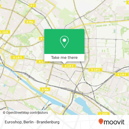 Euroshop map