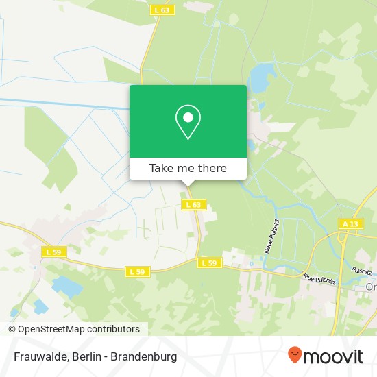 Карта Frauwalde