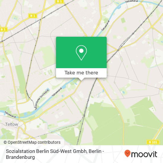 Sozialstation Berlin Süd-West Gmbh map
