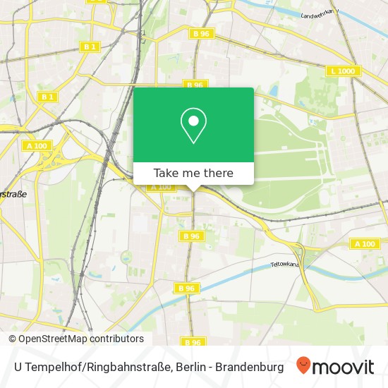 U Tempelhof/Ringbahnstraße map