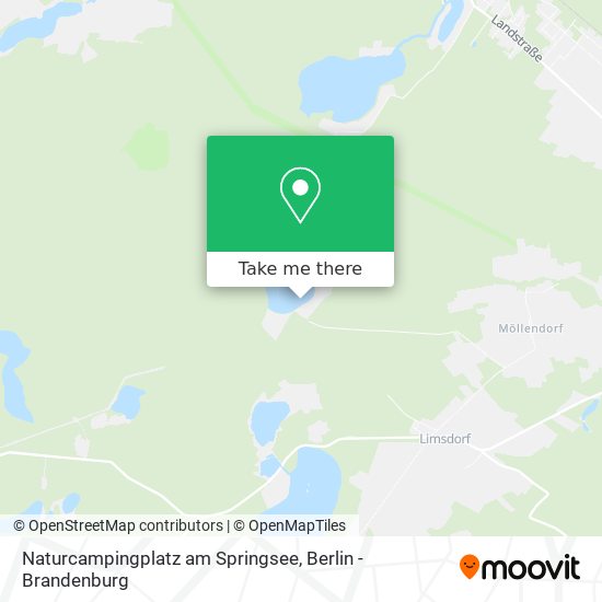 Naturcampingplatz am Springsee map