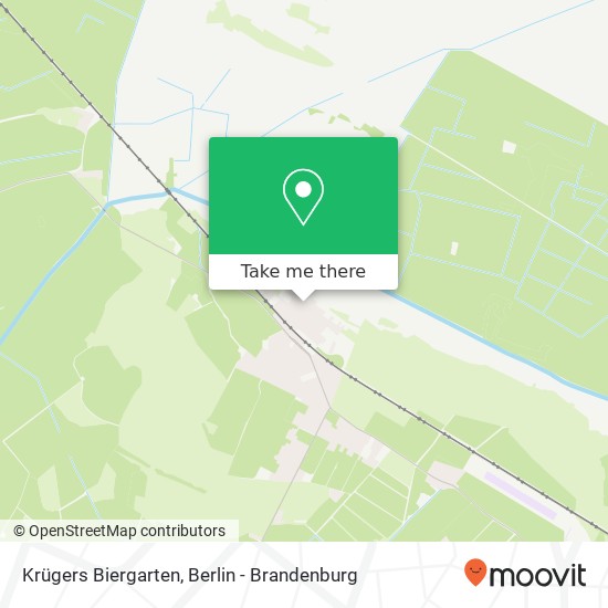 Krügers Biergarten map