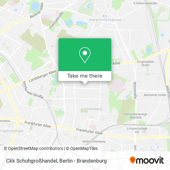 Ckk Schuhgroßhandel map