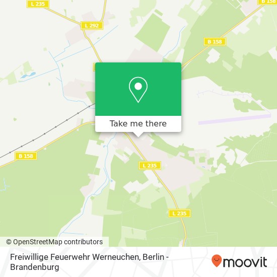 Freiwillige Feuerwehr Werneuchen map