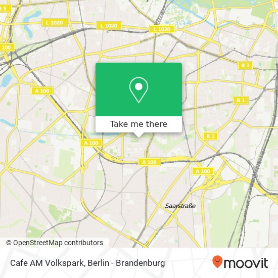 Карта Cafe AM Volkspark